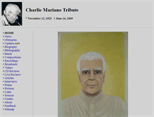 Tablet Screenshot of charliemarianotribute.de